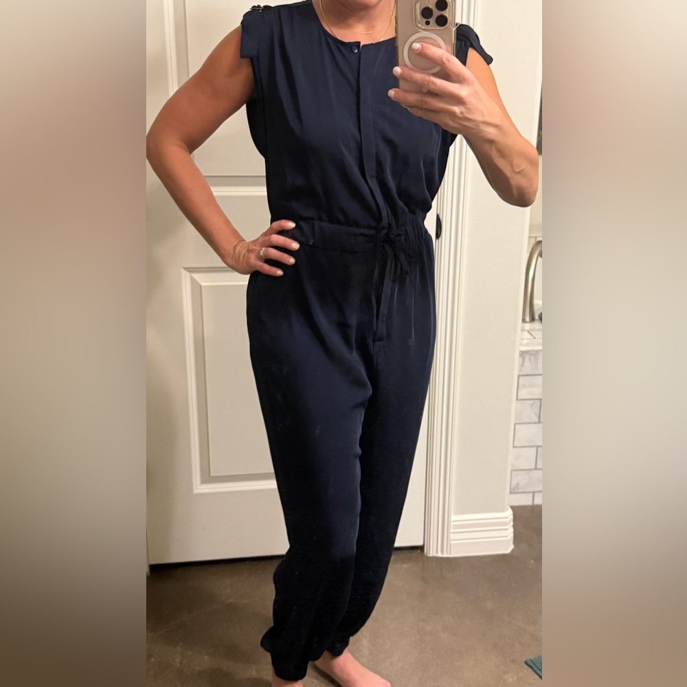 Gibson Midnight Blue Sleeveless Jumpsuit